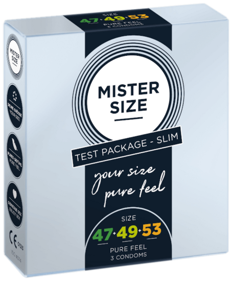 MISTER SIZE Slim Probierset 47-49-53 (3 Kondome)