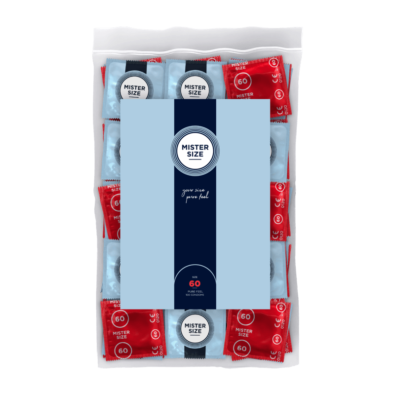 100er Mister Size 60 — altes Design, Großpackung